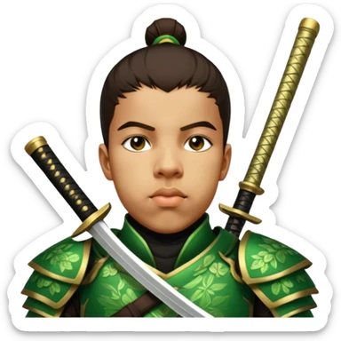 Emerald Samurai sticker