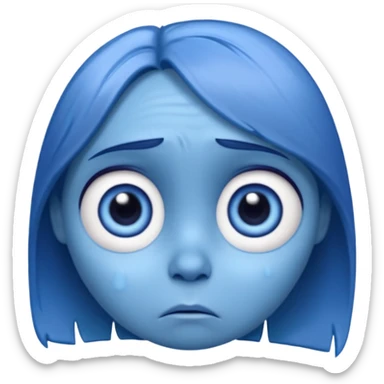 Sadness from the Inside Out movie sticker