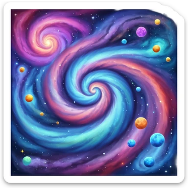 Universe sticker