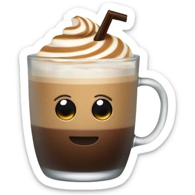 Iced latte sticker