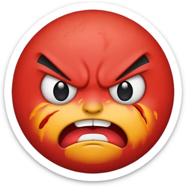 angry emoji sticker