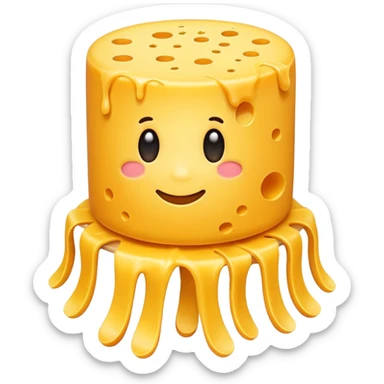 cheese threads sticker