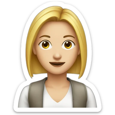 Vlada girl tech writer  sticker