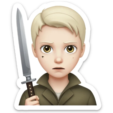 SERIAL KILLER WİTH KNİFE sticker