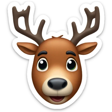 rudolph the red nosed reindeer sticker