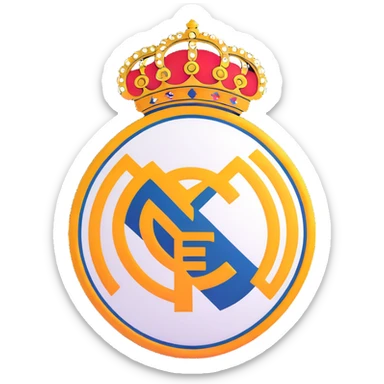 Real Madrid logo sticker