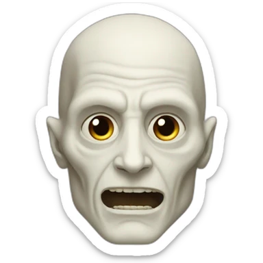 Lord Voldemort Face sticker