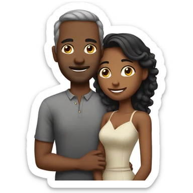 Wife husband love sticker