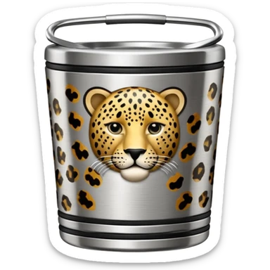 Leopard print Stanley cup sticker