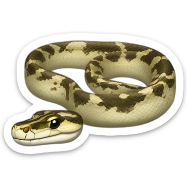 python snake sticker
