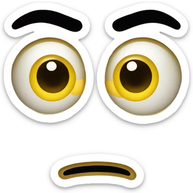 Disgusted emoji sticker