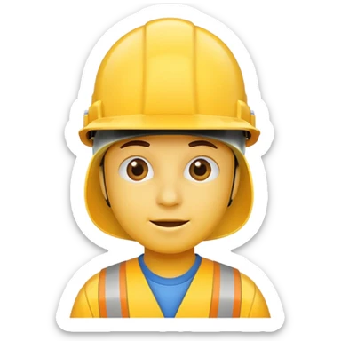 hard hat sticker
