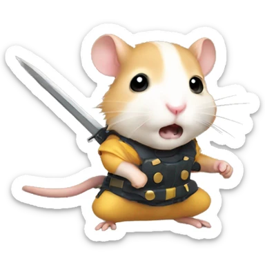 hamster combat sticker
