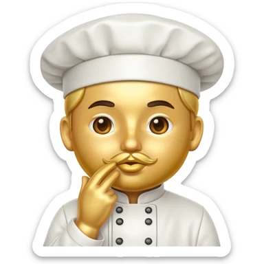 Chef kiss emoji sticker