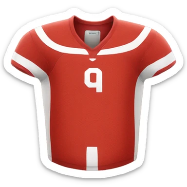 red jersey sticker