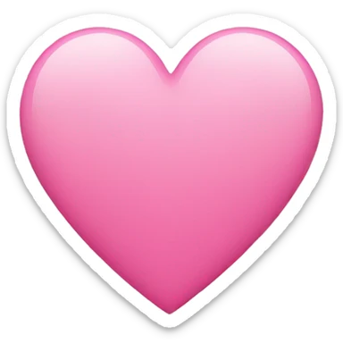 heart pink sticker