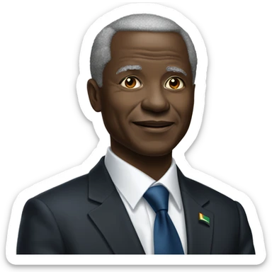 L président du Bénin  sticker