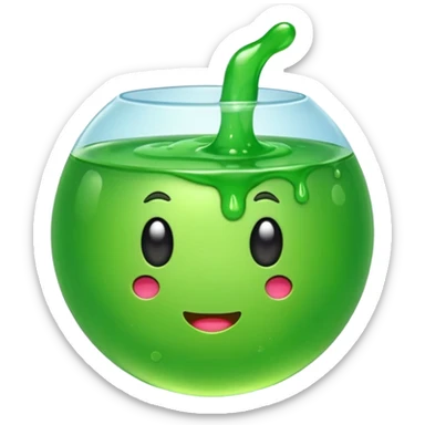 Slime petit en sphère sticker