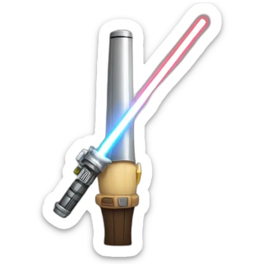Lightsaber Emoji sticker