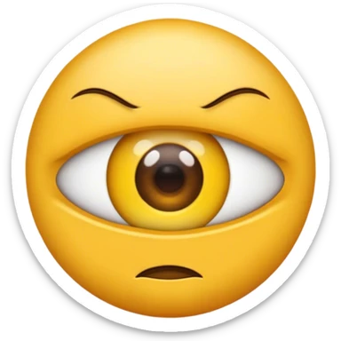 Hazme una imagen de un emoji mordiendo su dedo índice en la boca con ojos provocativos  sticker