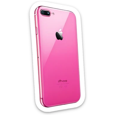 Pink iPhone 16 sticker