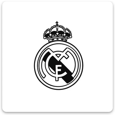 Real Madrid logo sticker