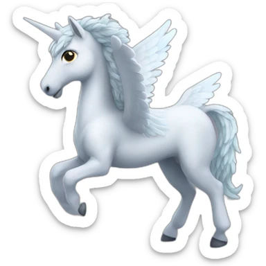 pegasus with wings sticker