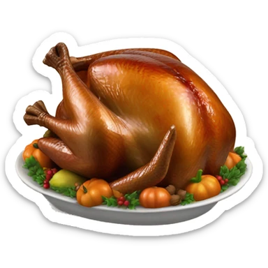 Thanksgiving turkey ￼ sticker