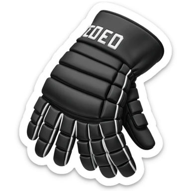 gloves para ice hockey sticker
