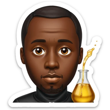 P diddy with oil
 sticker