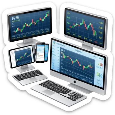 stock exchange market sticker