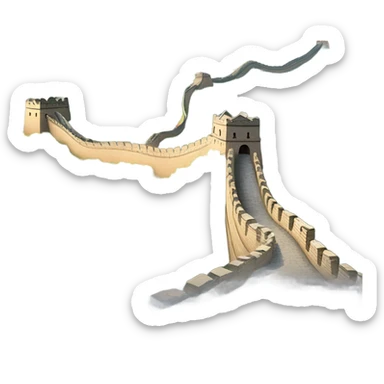 Great Wall of china sticker