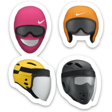 Skimask nike sticker