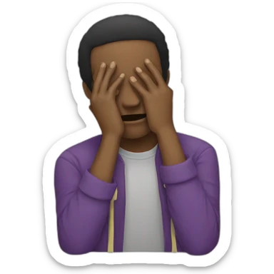 zim facepalm sticker