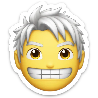 Natsu dragneel face sticker