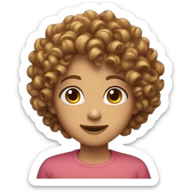 curly sticker