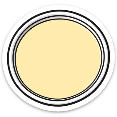 creamy garlic aioli sauce in a small dish sticker