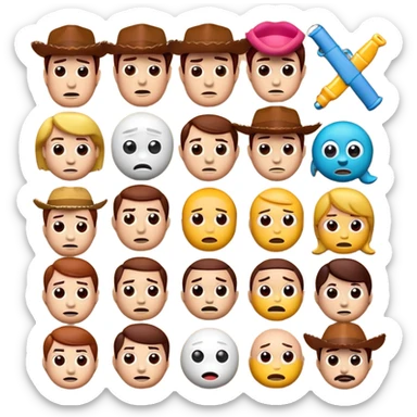 Make me 3 Toy Story emojis sticker