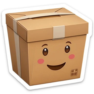 food takeaway box sticker