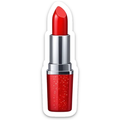 Lipstick glitter sticker