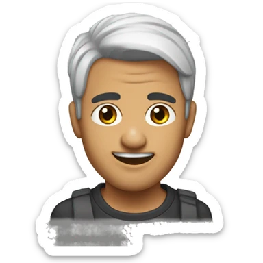 2 tane kule yan yana sticker