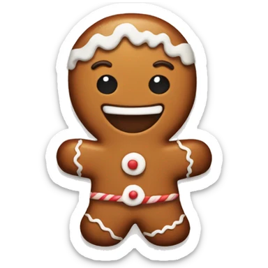 gingerbread sticker
