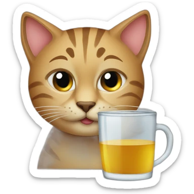 cat-drinking-argentinian-mate sticker