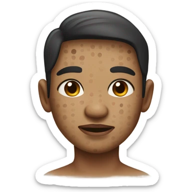 hyperpigmentation drawing as an emoji sticker