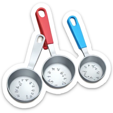 Measuring cups sticker