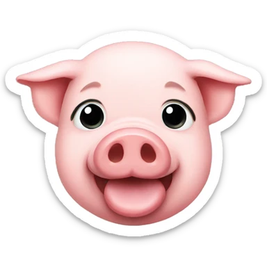 Pig sticker