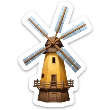 Windmill sticker