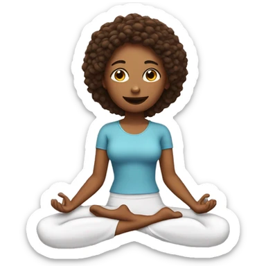 Yoga sticker