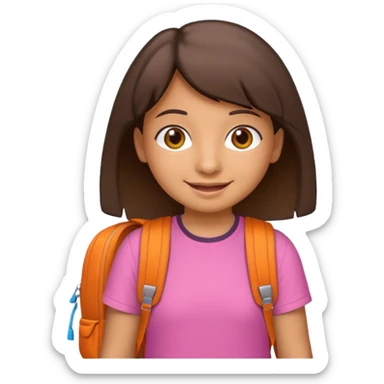 Dora emoji sticker