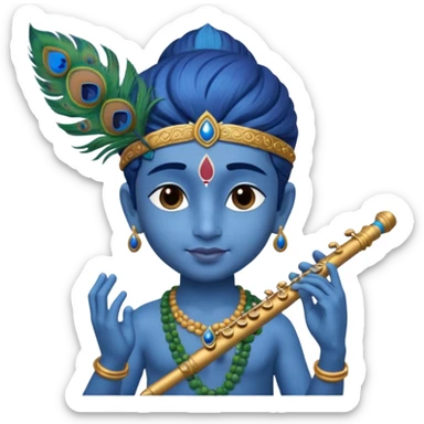 Lord little Krishna sticker